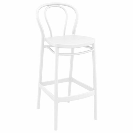 KD ETAGERE Victor Bar Stool  White KD2844152